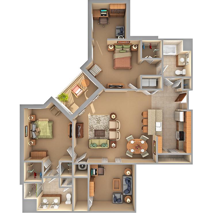 azalea floor plan