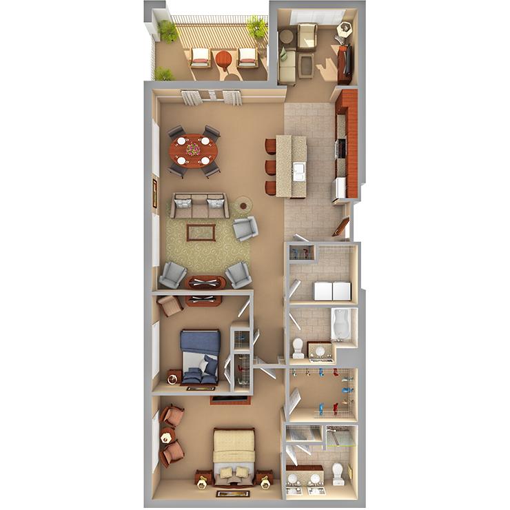 gardenia floor plan