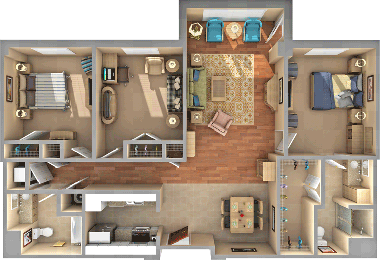 The Classic I floorplan