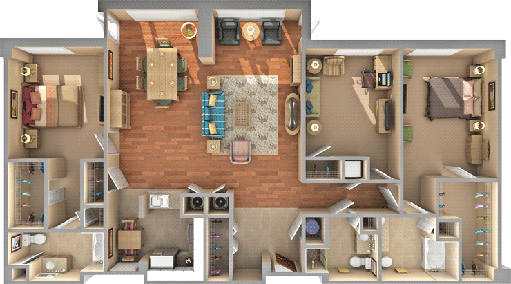 the legends floorplan