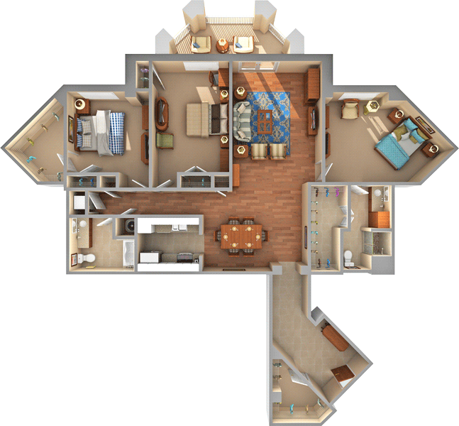 The Masters Floorplan 