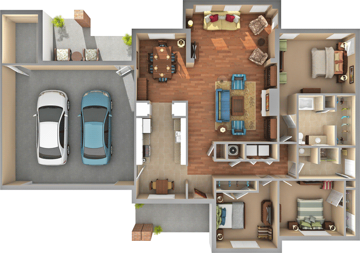 hogan townhome floorplan