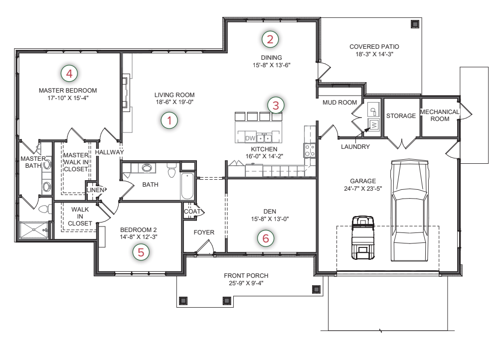 Edinburgh Floor Plan 