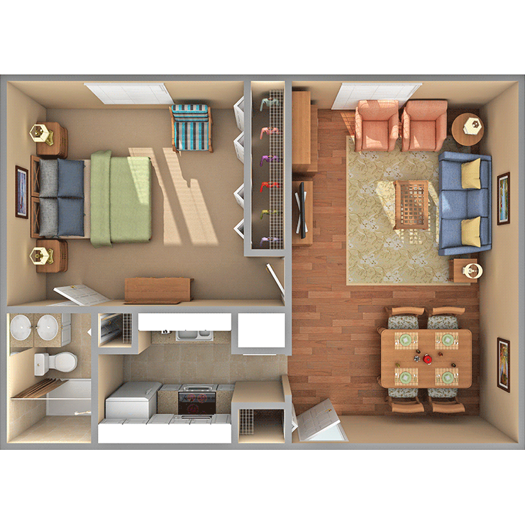 Stirling Expanded floorplan