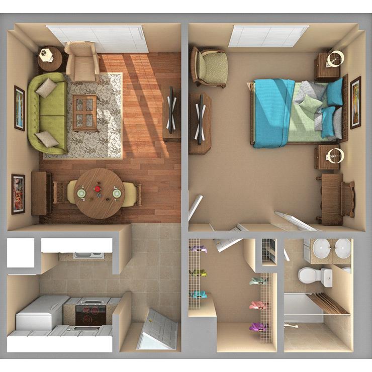 stirling standard floorplan